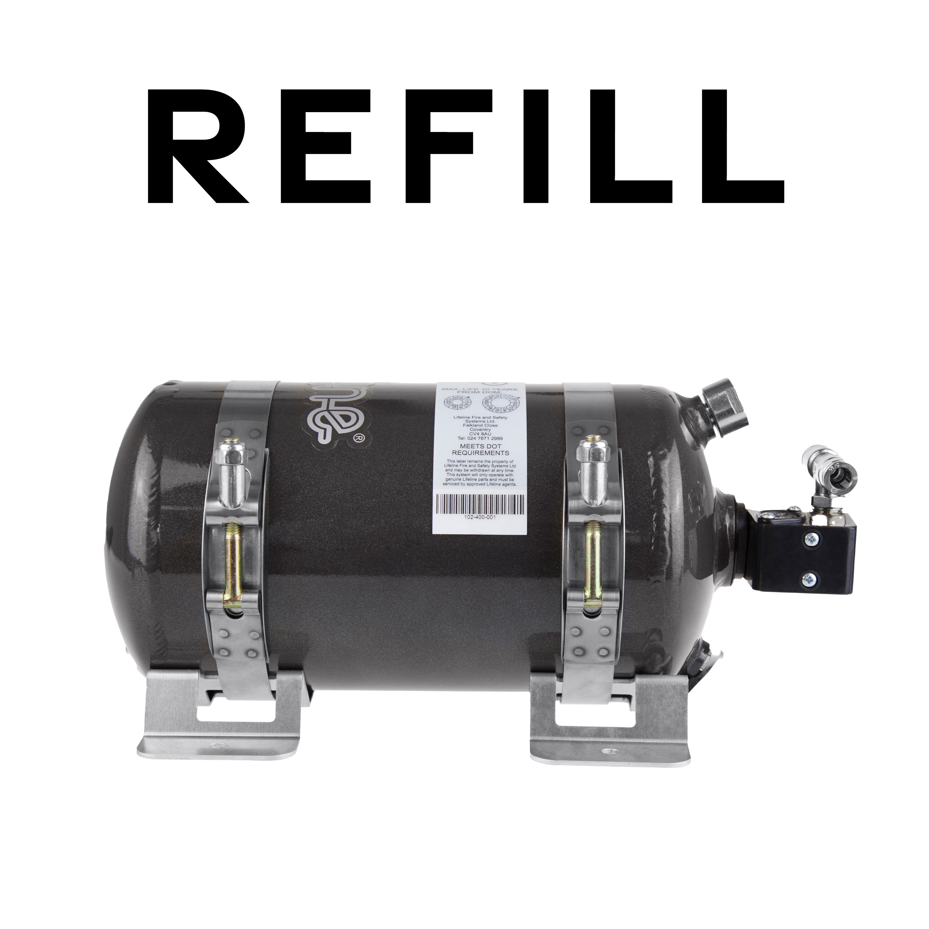 Refill - Lifeline Zero 360 FIA Novec 1230 3.0KG Elelctrical Fire Extinguisher