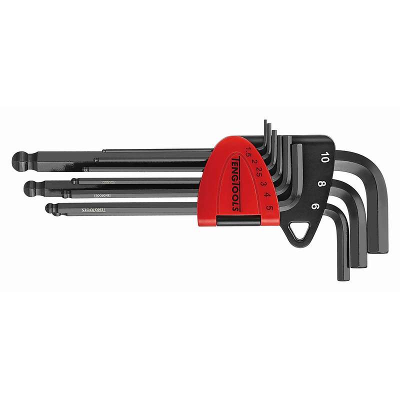 Hex Key Set CR-MO Ball Point MM 9pcs - 1499MM