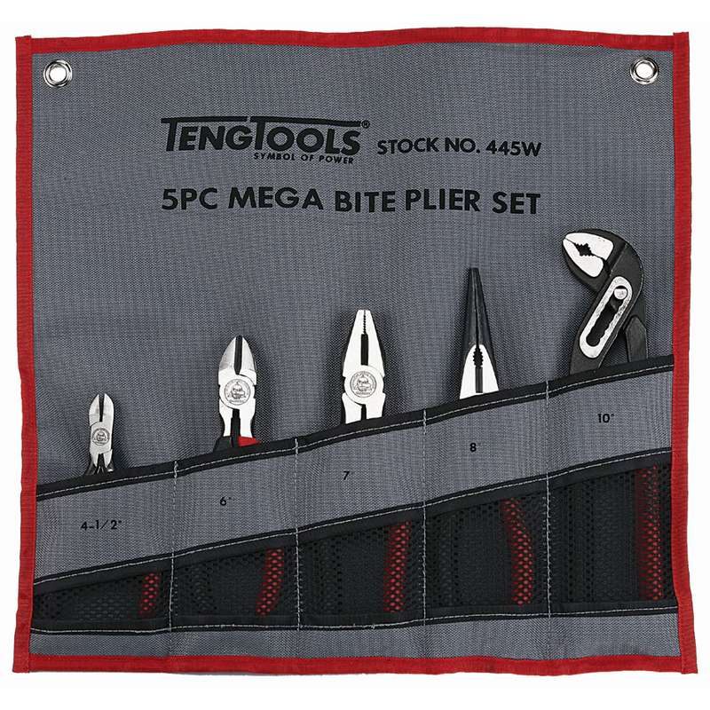 Plier Set 5 Pieces - 445W