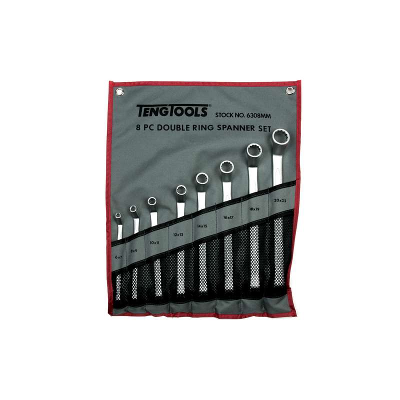 Spanner Set Double Ring MM 8pcs - 6308MM