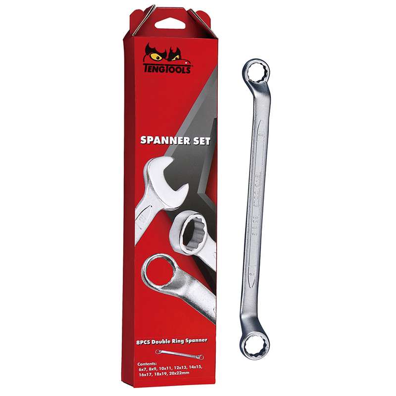 Spanner Set Double Ring MM 11 Pieces - 6311