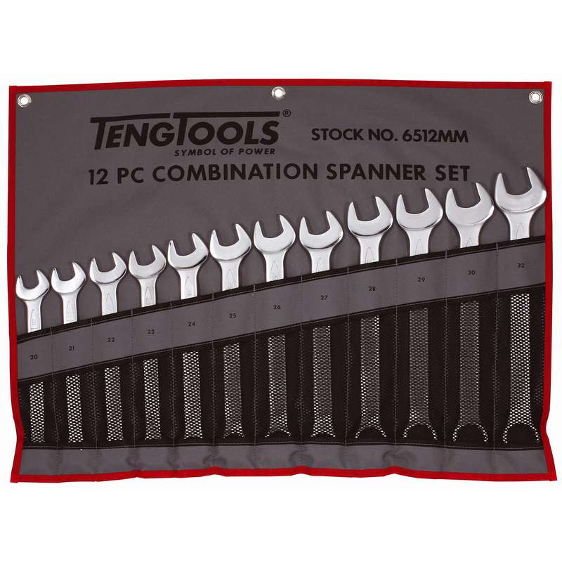 Spanner Set Combn MM 12pcs Wallet - 6512MM