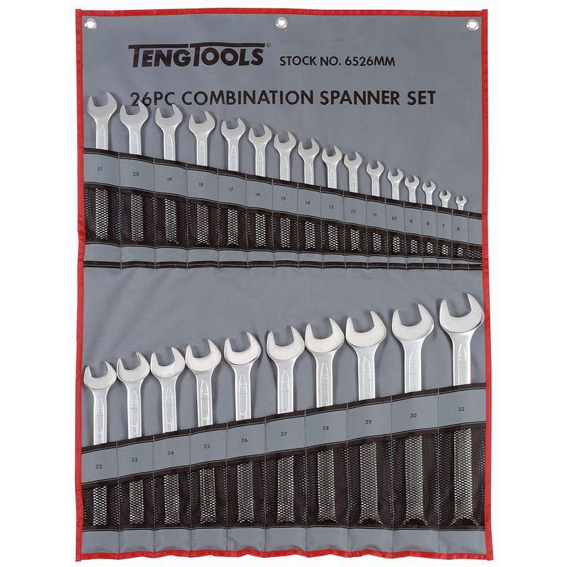 Spanner Set Combination MM 26 Pieces - 6526MM