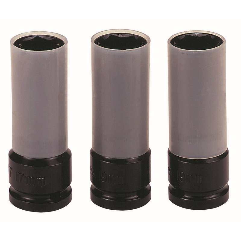 Impact Sockets Wheel Nut 1/2in dr 3pc - 9203N
