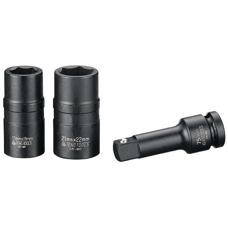Impact Sockets Double End 1/2 dr 3pc - 9203N1