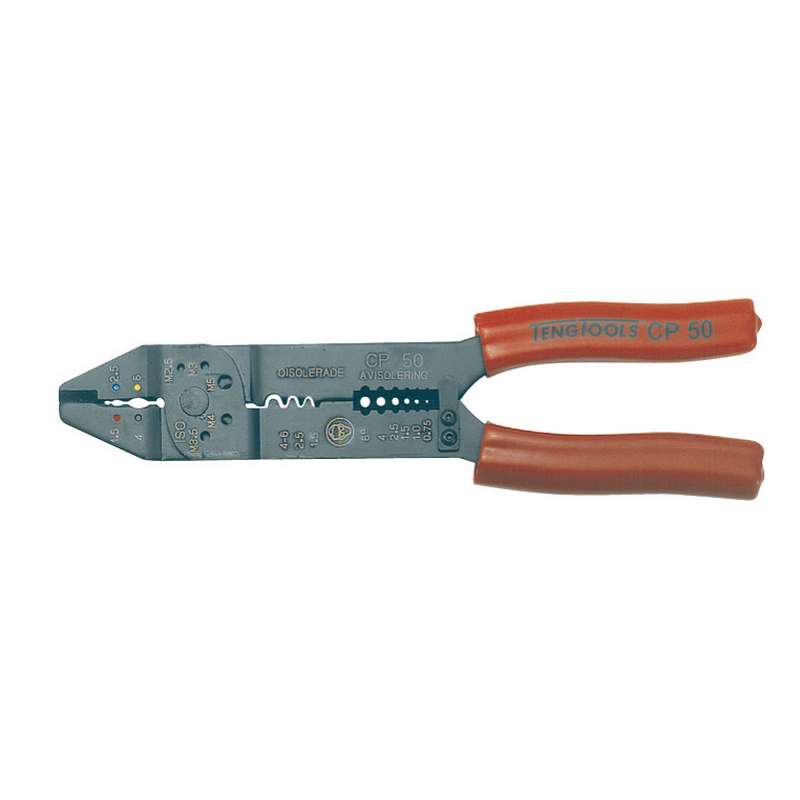 Plier Crimping 9 inch Red Handle - CP50