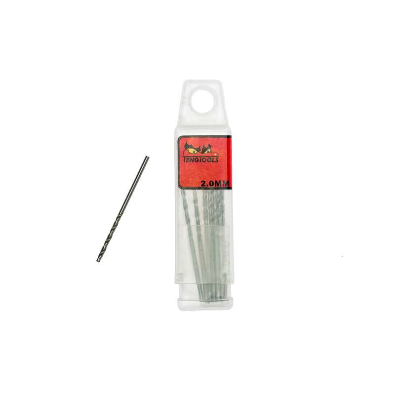Drill Bits Fully Ground 2.0mm 10 pcs - DBX020