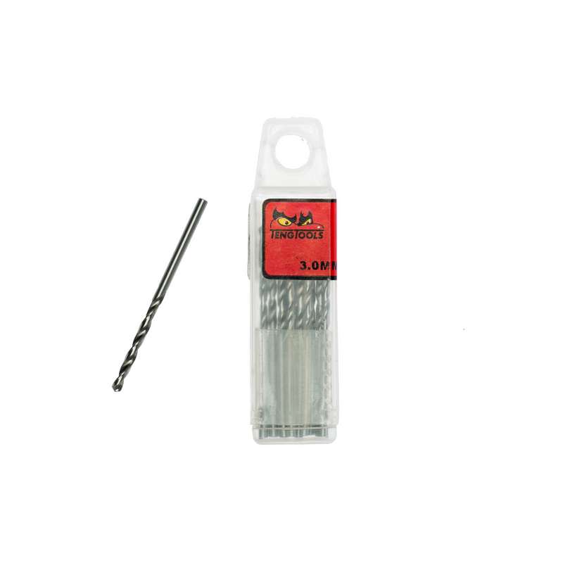 Drill Bits Fully Ground 3.0mm 10 pcs - DBX030