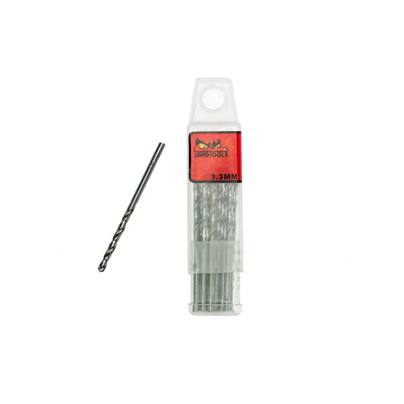Drill Bits Fully Ground 3.3mm 10 pcs - DBX033