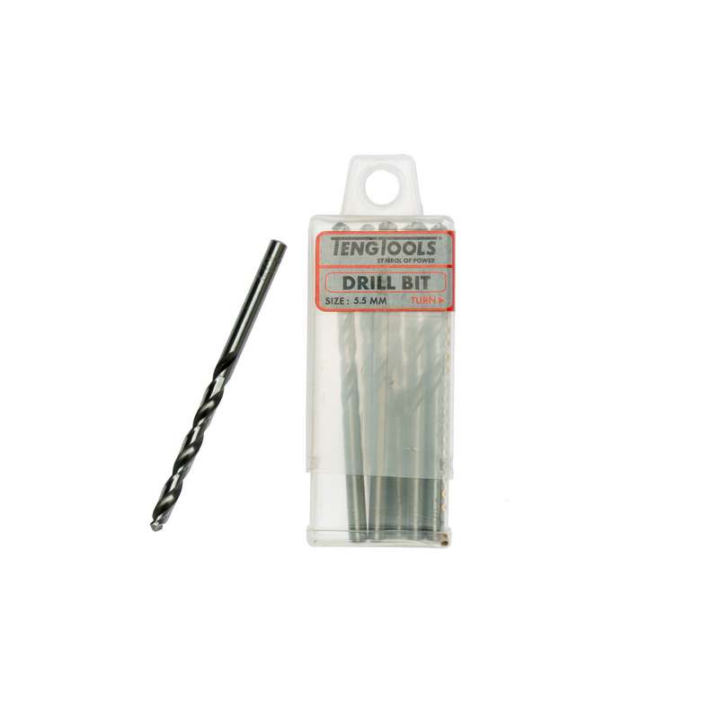Drill Bits Fully Ground 5.5mm 10 pcs - DBX055