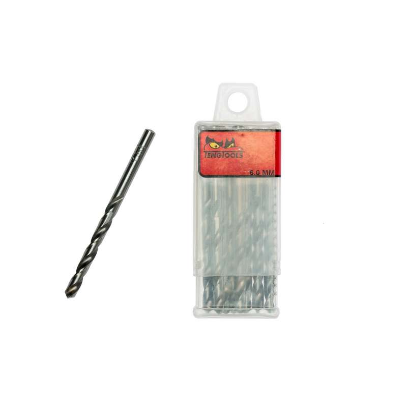 Drill Bits Fully Ground 6.0mm 10 pcs - DBX060