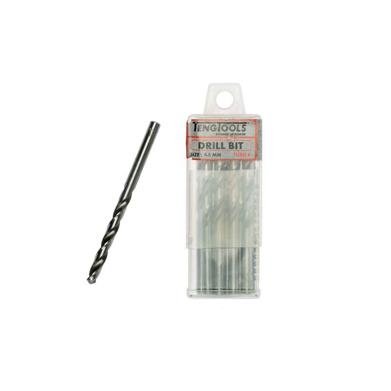 Drill Bits Fully Ground 6.5mm 10 pcs - DBX065