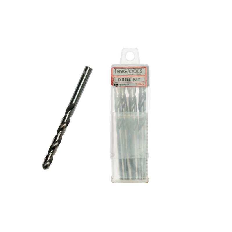 Drill Bits Fully Ground 10.0mm 5 pcs - DBX100