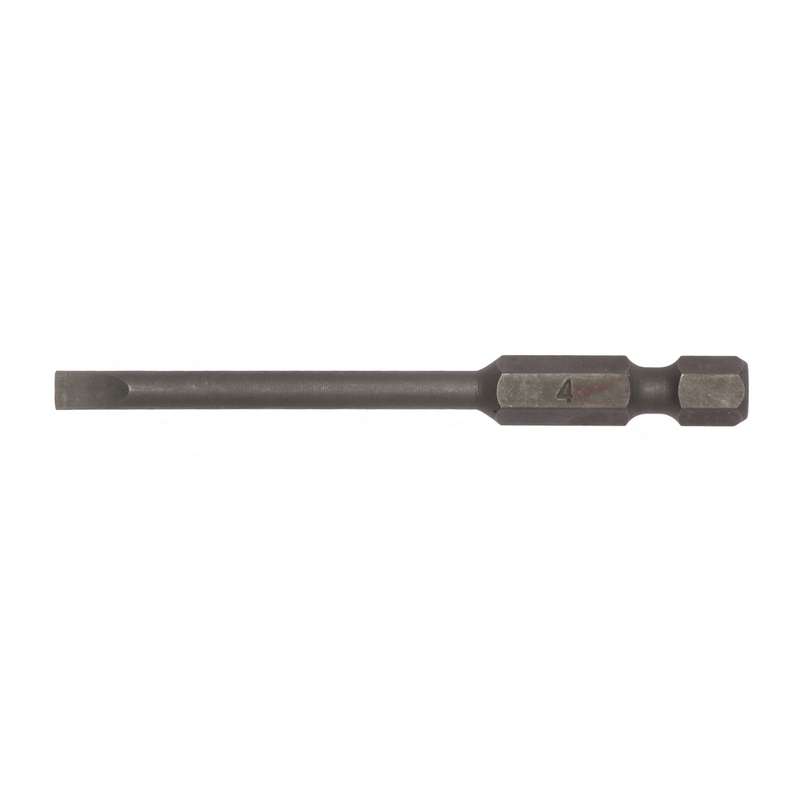 Bit 4.0mm Flat 70mm 1/4 Hex dr 2pcs - FL7008A02