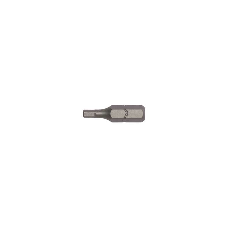Bit 3mm Hex 25mm Length 1/4 Hex 3 pcs - HEX2500303