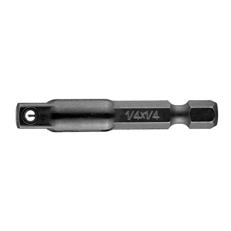 Impact Bit Adaptor 1/4in hex:1/4in Dr - IBA14