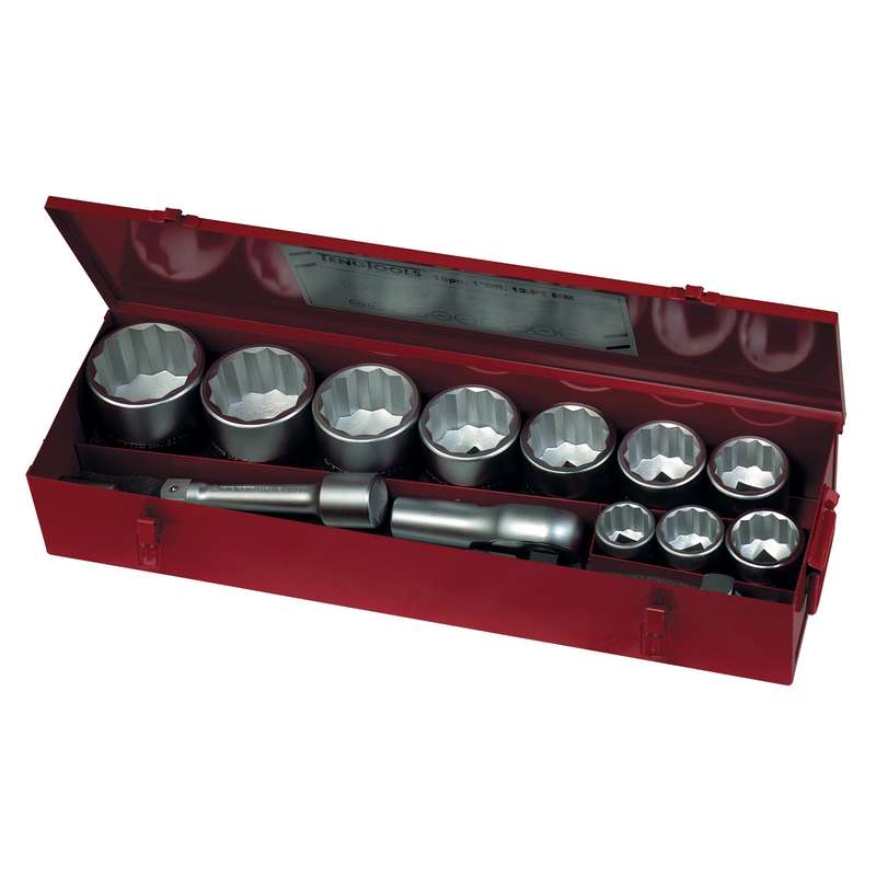 Socket Set 1 inch Drive MM 15 Pieces - M1115MM