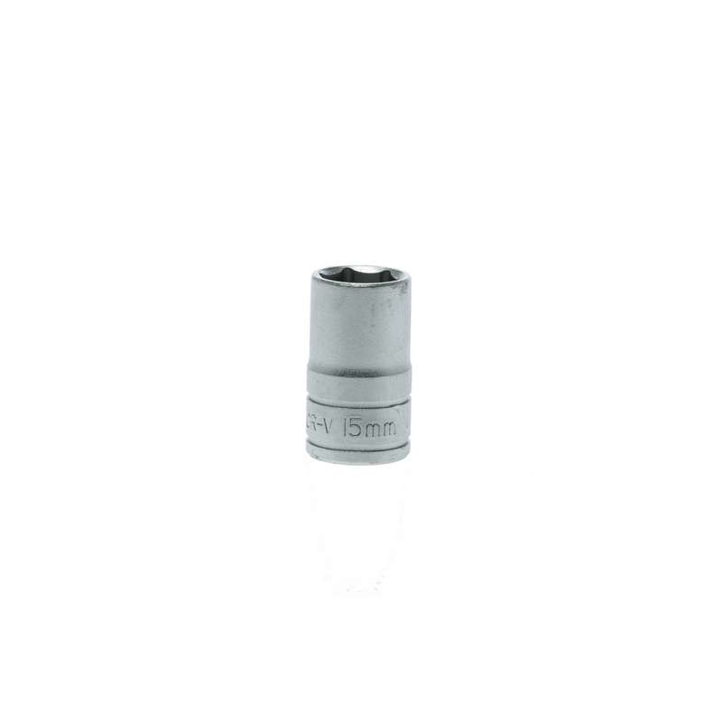 Socket 1/2 inch Drive 6 Point 15mm - M1205156-C