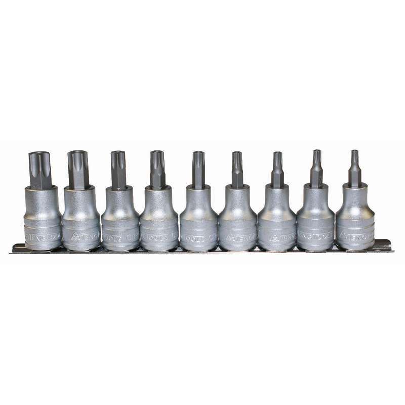 Socket Set 1/2in dr TPX Bit 9 Pieces - M1213TPX
