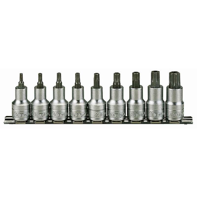 Socket Set 1/2in dr TX Bit 9 Pieces - M1213TX