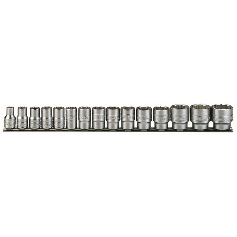 Socket Set 1/2in Drive AF 15 Pieces - M1215AF