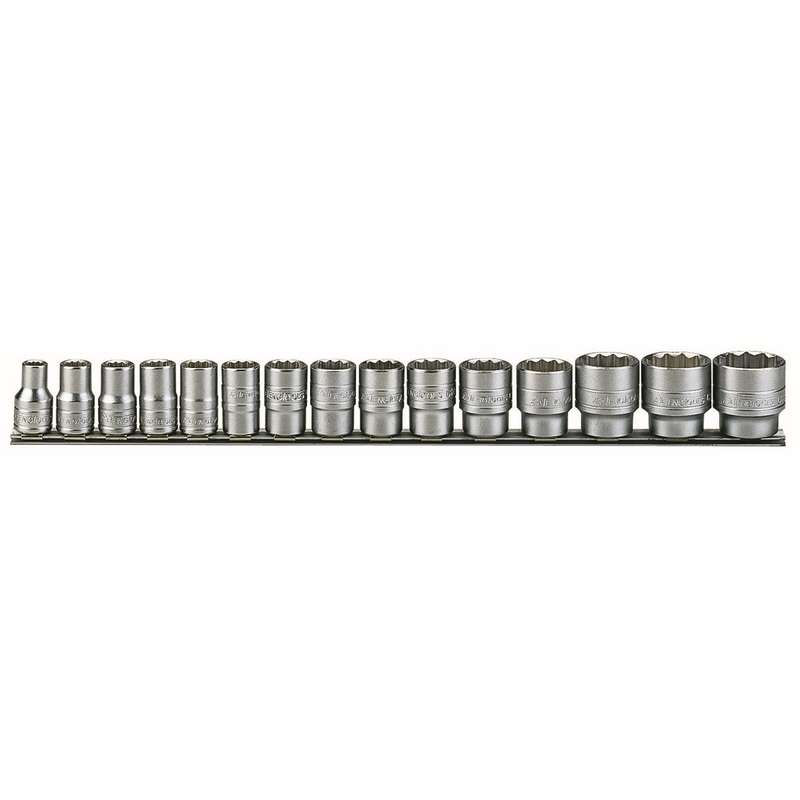 Socket Set 1/2in Drive MM 15 Pieces - M1215MM