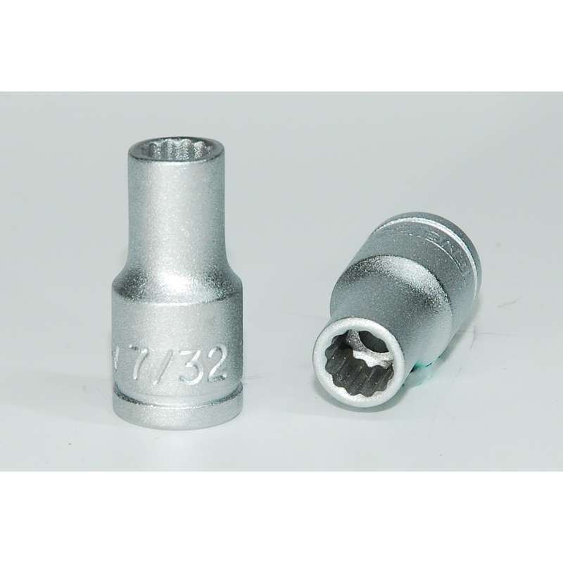 Socket 1/4 inch Drive 12pt 7/32 inch - M14010712-C