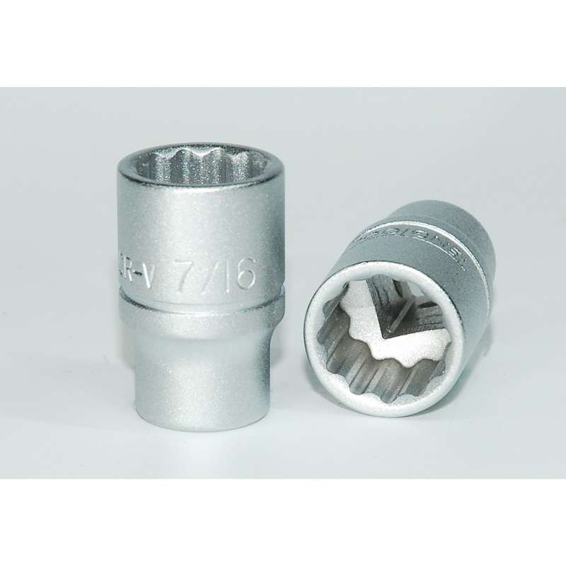 Socket 1/4 inch Drive 12pt 7/16 inch - M14011412-C