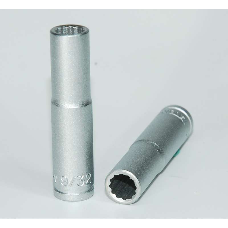 Socket Deep 1/4 in Dr 12pt 9/32 in - M14020912-C