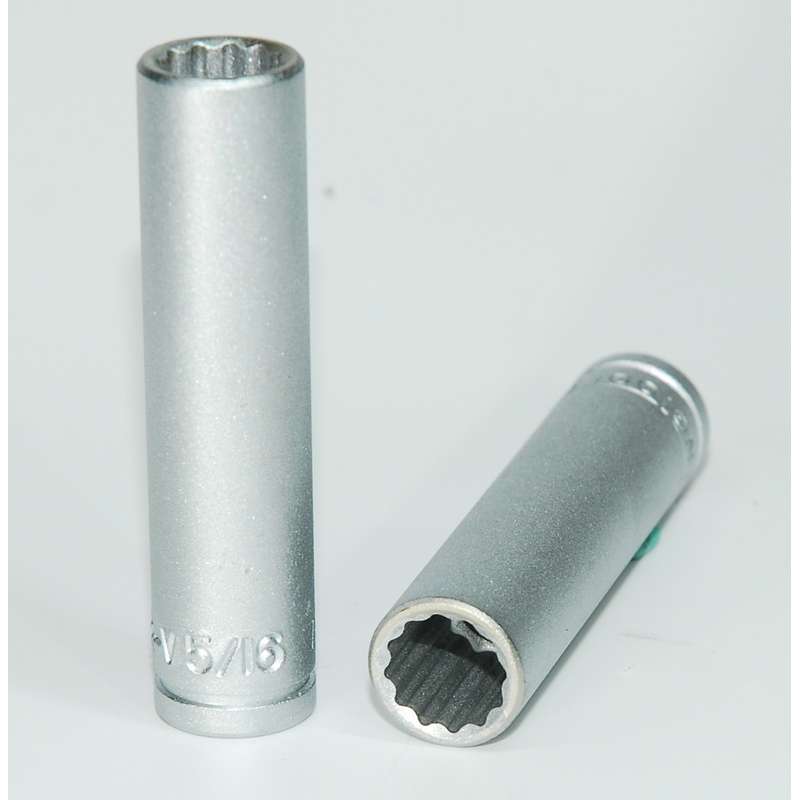 Socket Deep 1/4 in Dr 12pt 5/16 in - M14021012-C