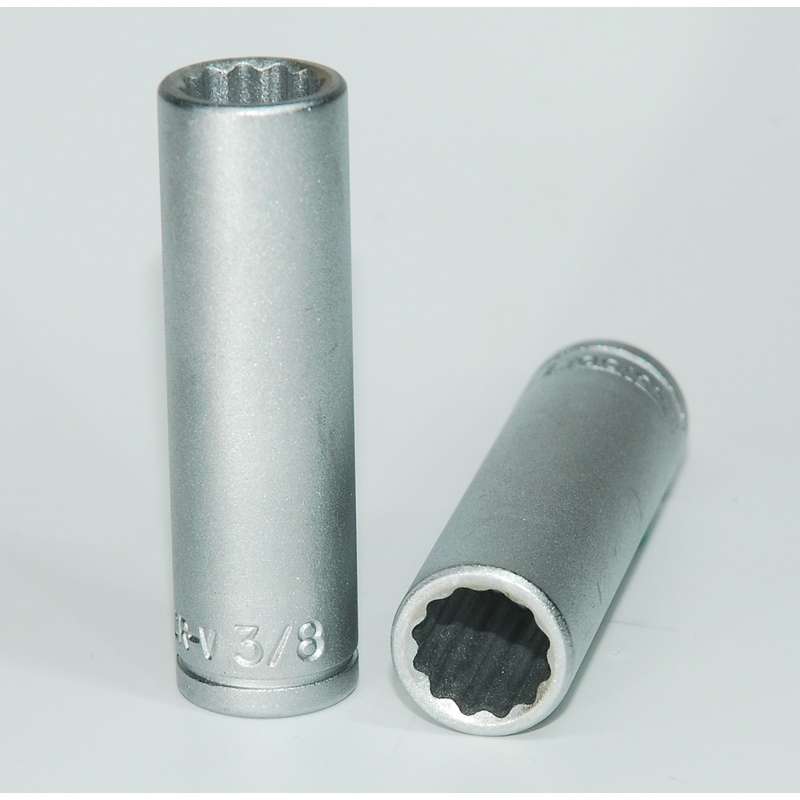 Socket Deep 1/4 in Dr 12pt 3/8 in - M14021212-C