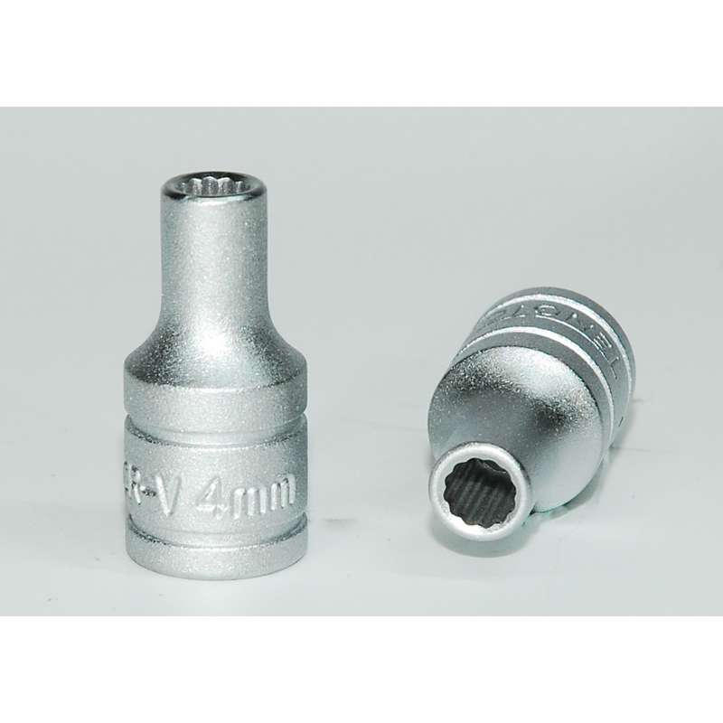 Socket 1/4 inch Drive 12pt 4 mm - M14050412-C