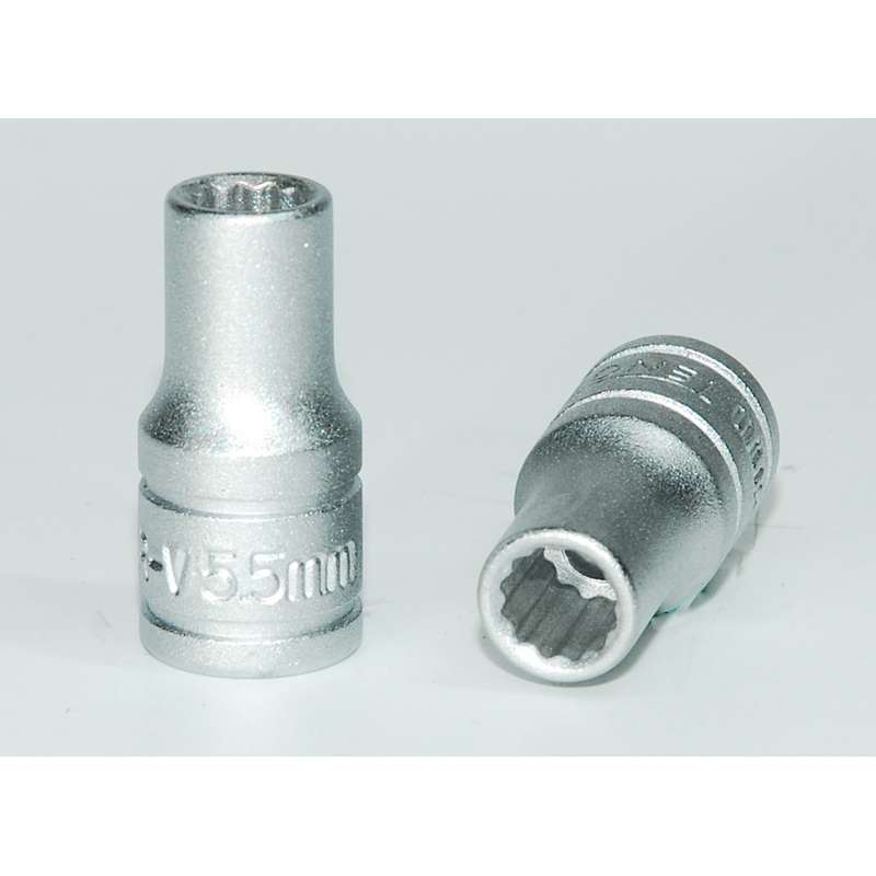 Socket 1/4 inch Drive 12pt 5.5 mm - M140505512-C