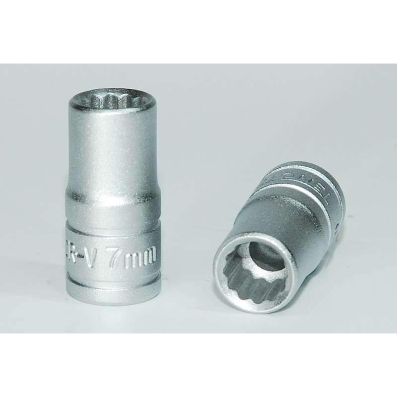 Socket 1/4 inch Drive 12pt 7 mm - M14050712-C