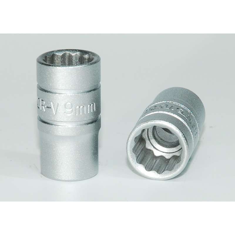 Socket 1/4 inch Drive 12pt 9 mm - M14050912-C