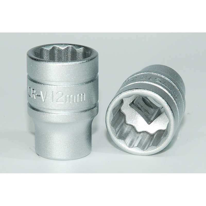 Socket 1/4 inch Drive 12pt 12 mm - M14051212-C