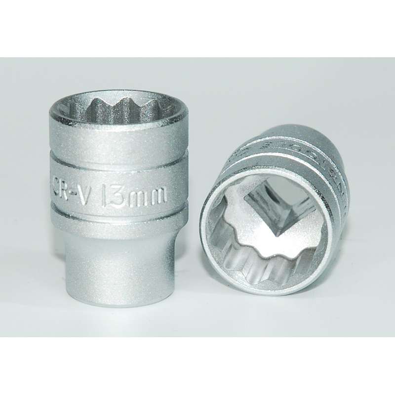 Socket 1/4 inch Drive 12pt 13 mm - M14051312-C