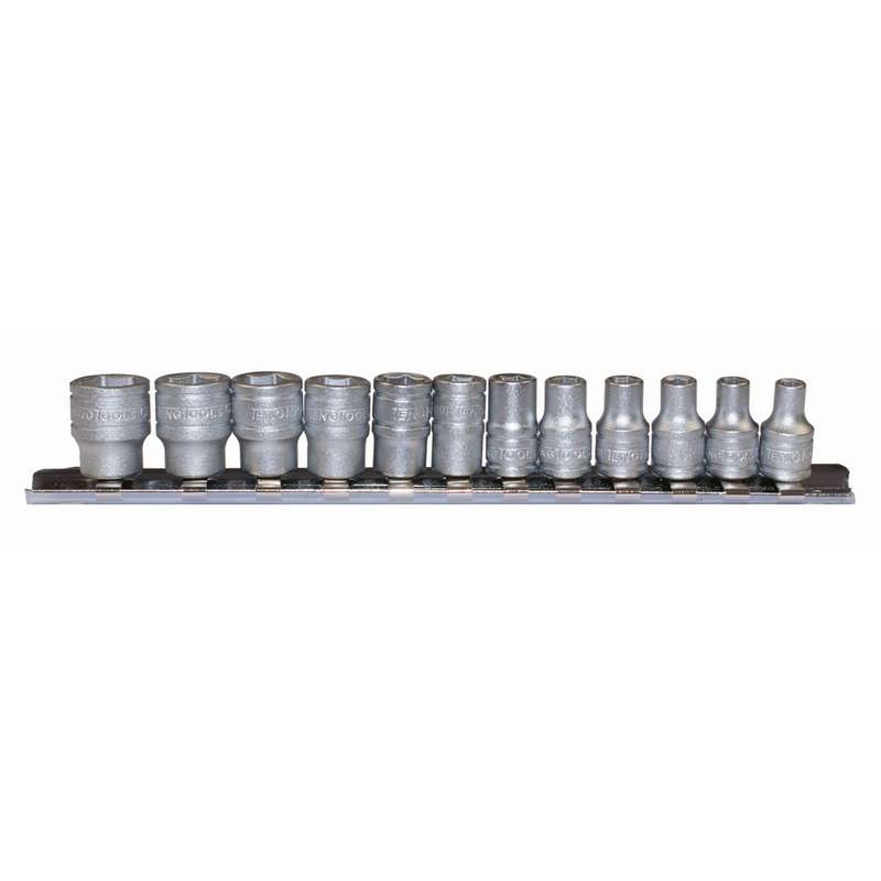 Socket Set 1/4in Drive MM 12 Pieces - M1412