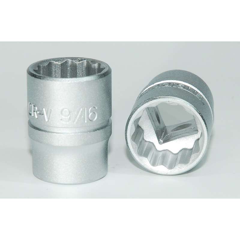 Socket 3/8 inch Drive 12pt 9/16 inch - M38011812-C
