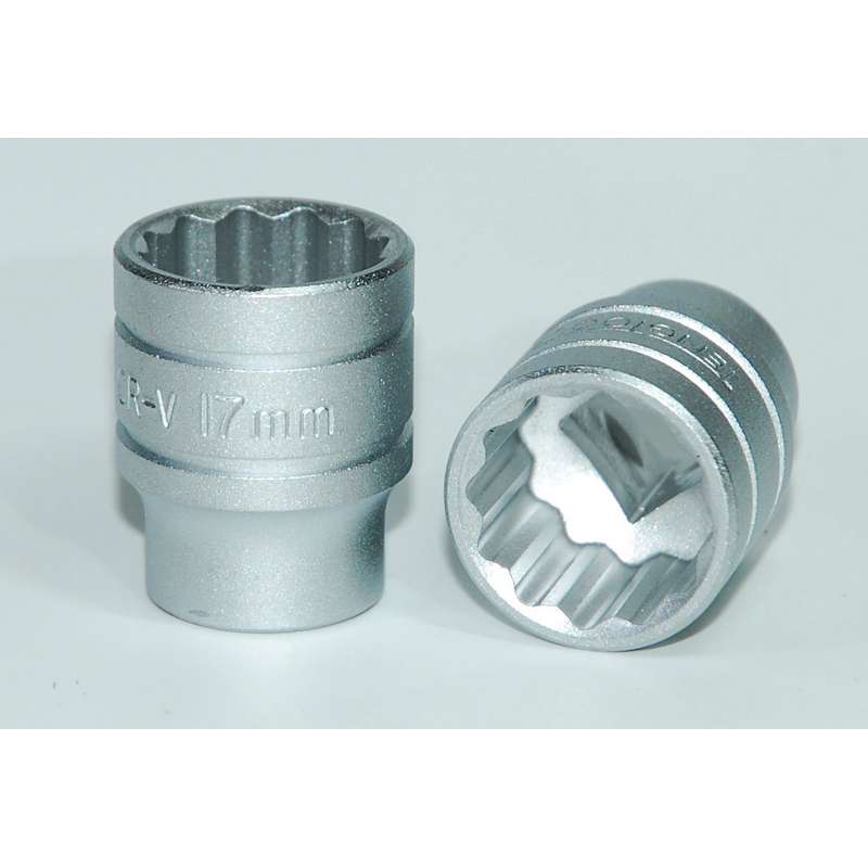 Socket 3/8 inch Drive 12pt 17 mm - M38051712-C