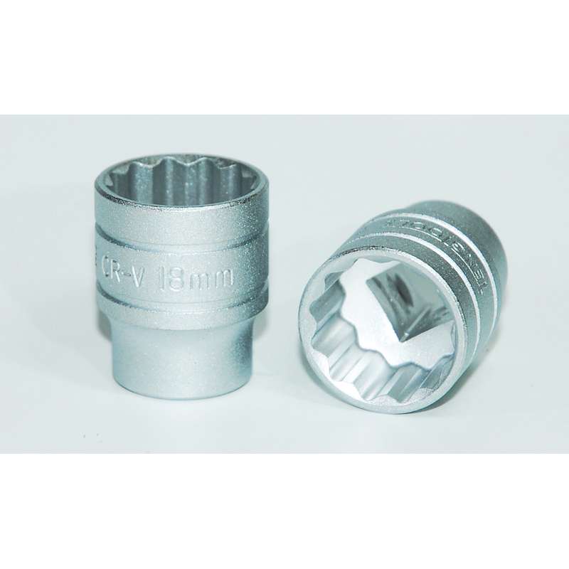 Socket 3/8 inch Drive 12pt 18 mm - M38051812-C