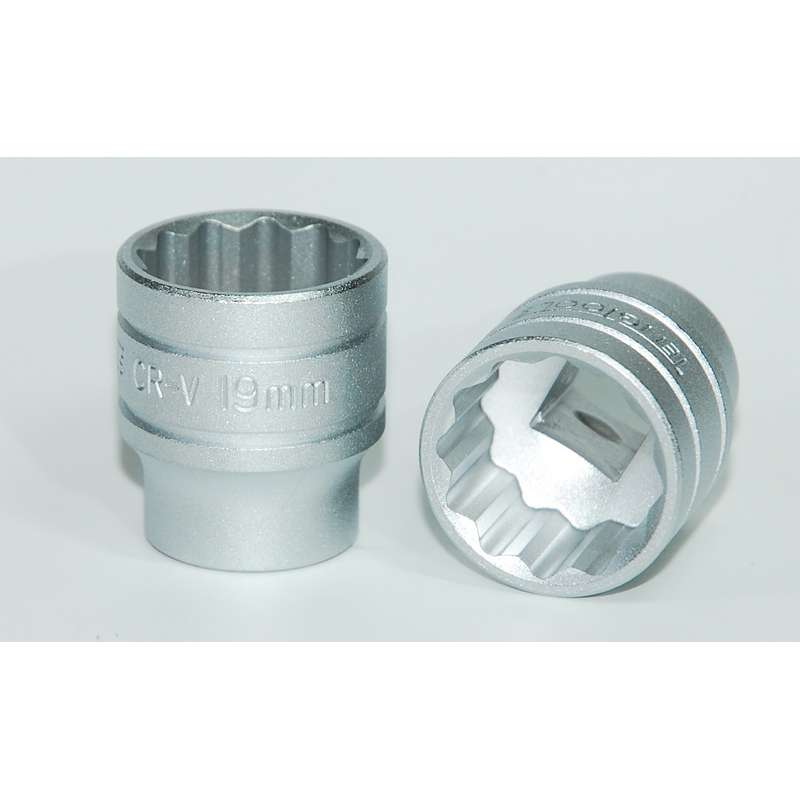Socket 3/8 inch Drive 12pt 19 mm - M38051912-C