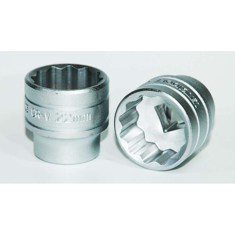 Socket 3/8 inch Drive 12pt 22 mm - M38052212-C