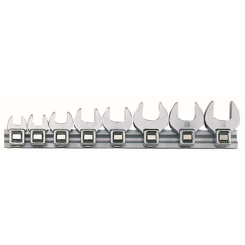 Wrench Set 3/8 in dr Metric Crow Foot - M3808MM