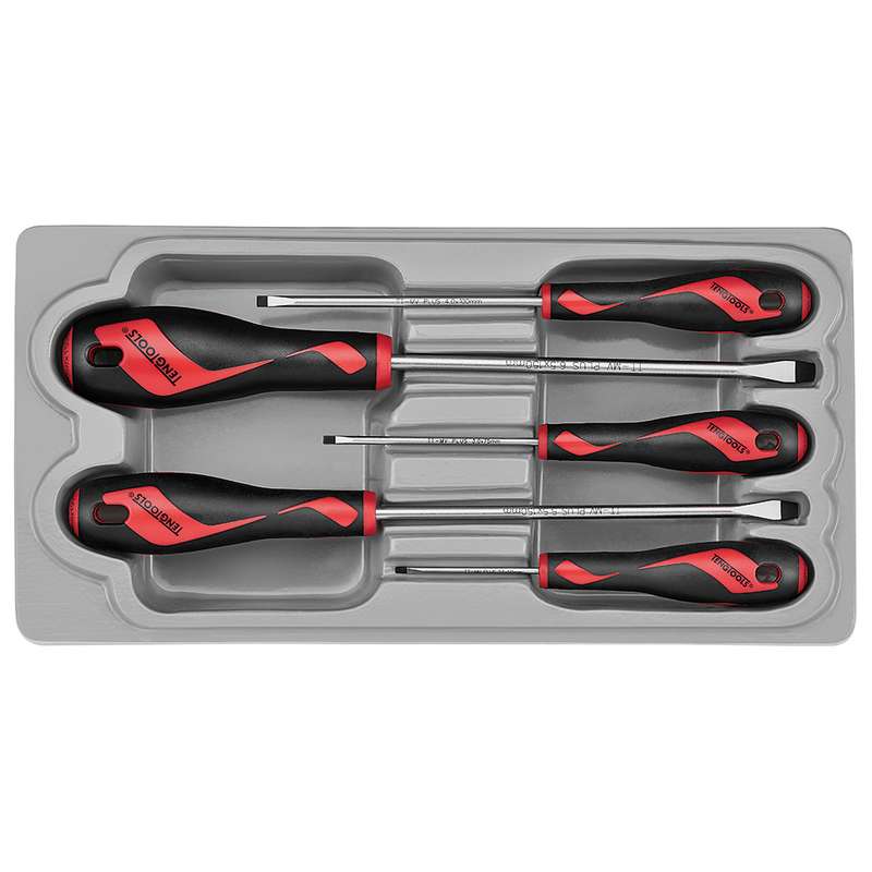 Screwdriver Set 5 Pieces Flat/slotted - MD906N5