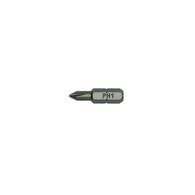 Bit PH1 25mm 1/4 Hex Drive 3 Pieces - PH2500103