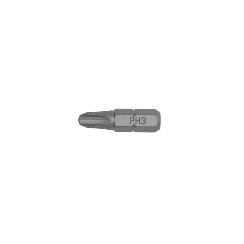 Bit PH3 25mm 1/4 Hex Drive 3 Pieces - PH2500303