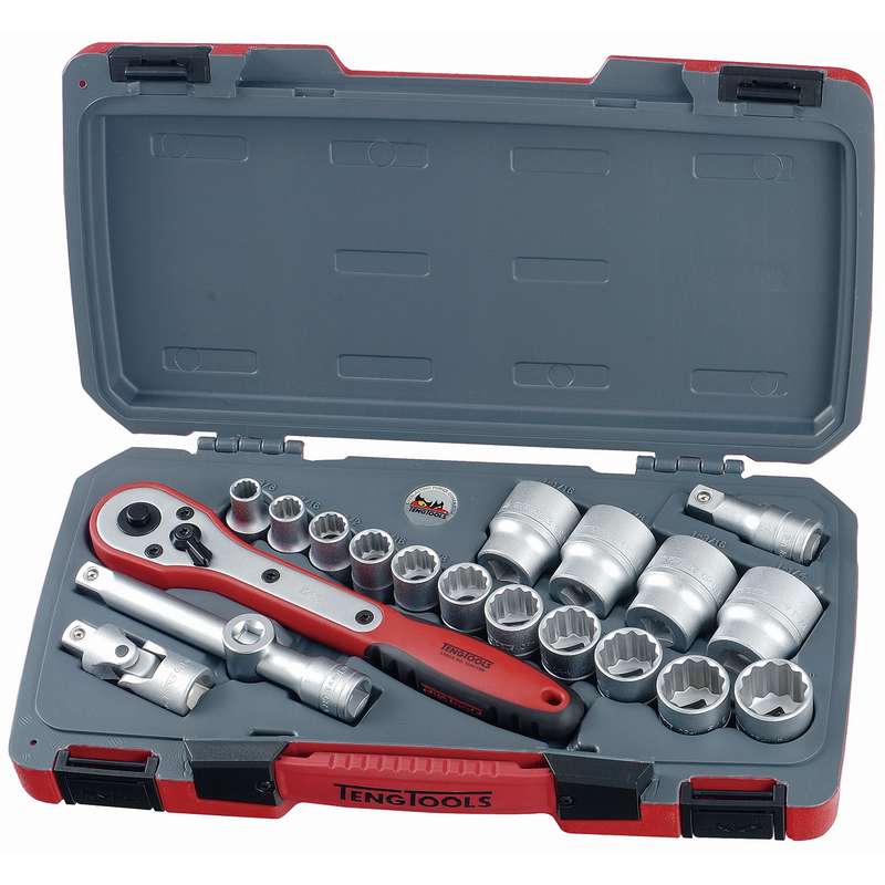 Socket Set 1/2 inch Drive AF 20pcs - T1220AF