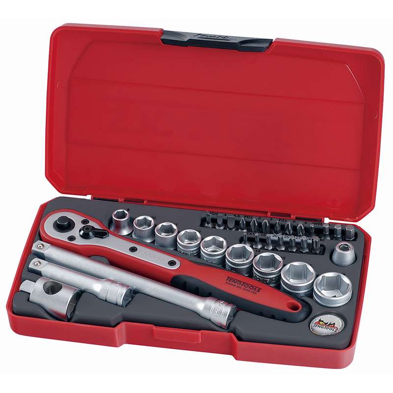 Socket Set 3/8in Drive MM 34 Pieces - T3834