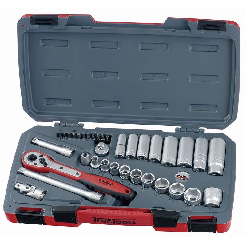 Socket Set 3/8in Drive AF 35 Pieces - T3835AF